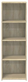 vidaXL Ντουλάπι Sonoma Δρυς 40x41x124 εκ. από Επεξεργασμένο Ξύλο