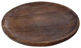 Πλατώ Σερβιρίσματος Στρογγυλό XYP410 Φ55x4cm Dark Brown Espiel Wood Paulownia