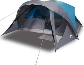 vidaXL Σκηνή Οικογενειακή 6 Ατόμων Αδιάβροχη Μπλε