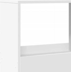 vidaXL Βιβλιοθήκη Λευκή 100x33x155,5 εκ. από Επεξεργασμένο Ξύλο