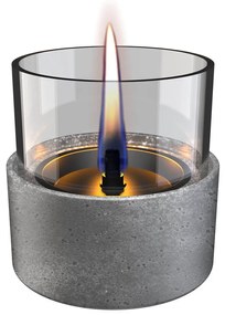 Επιτραπέζια Εστία Φωτιάς Aster 10 Lava Tenderflame με διάρκεια καύσης 4 - 5 ώρες, χωρητικότητα δεξαμενής 200ml και διαστάσεις 9.8x9.7cm - Grey