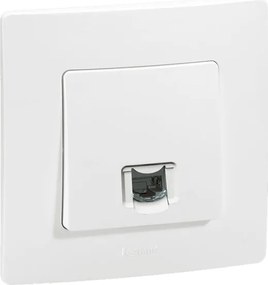 Πρίζα πληροφορικής RJ45 ΚΑΤ. 6UPT λευκή Legrand Niloe