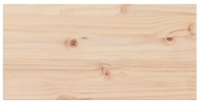 Επιφάνειες Τραπεζιού Ορθογώνιες 2 τεμ. 70x35x2,5 εκ Μασίφ Πεύκο - Καφέ