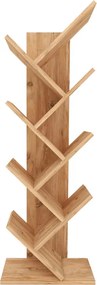 Βιβλιοθήκη Milton Megapap χρώμα pine oak 44x22x121εκ.