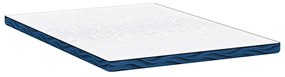 vidaXL Στρώματα Λευκό και Μπλε 140 x 190 cm