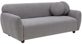 Καναπές Τριθέσιος Eddy 560ARE1346 223x83x86cm Light Grey