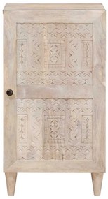 vidaXL Πλαϊνό γραφείο Λευκό 33.5 x 40 x 75 εκ