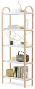 Ραφιέρα 5 Επιπέδων Bellwood 1016840-668 60,9x26x167,6cm White-Natural Umbra