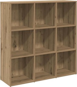 vidaXL Ντουλάπι βιβλίων Βελανιδιά τεχνίτη 98x29x97,5 cm