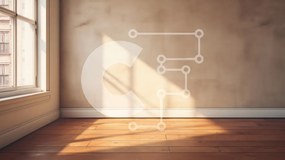 Intra Συλλεκτικό Ξύλινο Παζλ Plywood  4mm - Κενό δωμάτιο με παράθυρο και ξύλινο πάτωμα Σε Ξύλινο Κουτί - Διαστάσεις Puzzle: 10x10 cm – 25 κομμάτια