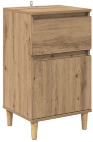 vidaXL Κομοδίνο Artisan Oak 40 x 35 x 70 εκ. Επεξεργασμένο ξύλο