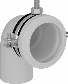 vidaXL Στήριγμα Τοίχου Μπάνιου Μπλε 50 x 3 x 112 εκ