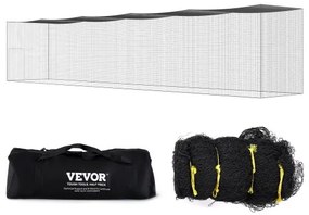 VEVOR Baseball Batting Netting, Professional Softball Baseball Batting Hitting Training Net, Practice Portable Pitching Cage Net with Door &amp; Carry Bag, Heavy Duty Enclosed PE Netting, 70FT (NET ONLY)