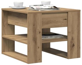 vidaXL Τραπεζάκι σαλονιού Artisan Oak 55,5x55x45cm Κατασκευασμένο ξύλο