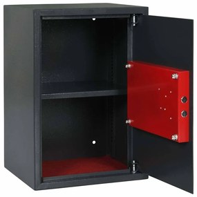 vidaXL Χρηματοκιβώτιο Σκοτεινό γκρίζο RAL7016 31 x 35 x 50 εκ Ατσάλι
