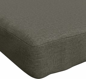 vidaXL Μαξιλάρι Πάγκου 1 Τεμαχίου VUGHT 100% Πολυεστέρας Γκρι