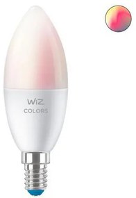 WiZ Smart Λάμπα LED 4.9W για Ντουί E14 και Σχήμα C37 RGBW 470lm Dimmable