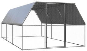 vidaXL Κοτέτσι - Κλουβί Εξωτ. Χώρου 3x6x2 μ. από Γαλβανισμένο Χάλυβα