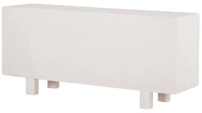 ΜΠΟΥΦΕΣ ΣΕΙΡΑ SANTORINI  MDF ΣΕ ΥΠΟΛΕΥΚΟ ΧΡΩΜΑ-3 ΠΟΡΤΕΣ 140x38x64Υεκ.