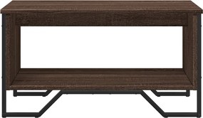 vidaXL Τραπεζάκι Σαλονιού Καφέ Δρυς 75x51x40 εκ. Επεξεργασμ. Ξύλο