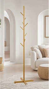 Καλόγερος μεταλλικός Nextdeco χρυσός 170εκØ37εκ.