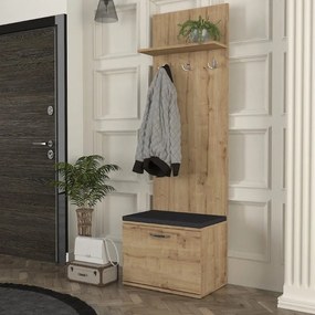 Megapap Έπιπλο Εισόδου Track Sapphire Oak