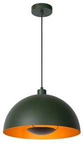 Φωτιστικό Κρεμαστό Lucide 45496-01-33 SIEMON Πράσινο (Green)|Χρυσό Χρώμα (Gold Coloured)
