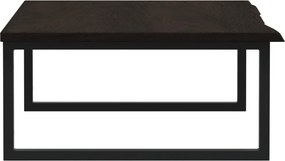 vidaXL Ράφι Νιπτήρα Τοίχου από Ατσάλι / Μασίφ Ξύλο Δρυός