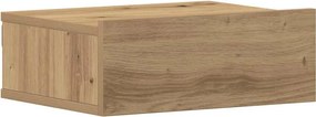 vidaXL Κομοδίνα Κρεμαστά Καφέ Δρυς 40x31x27 εκ. Επεξεργ. Ξύλο
