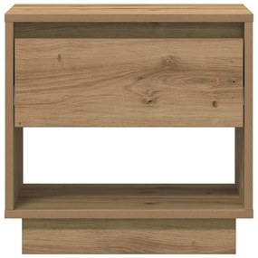 vidaXL Κομοδίνο artisan δρυς 45 x 34 x 44 εκ Επεξεργασμένο ξύλο