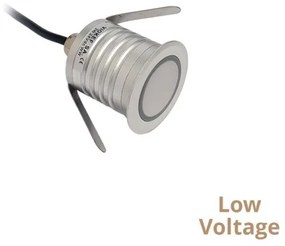 Χωνευτό Σποτ Φωτιστικό Τοίχου LED 3W 12-24V Ασημί ΙΡ67 Mabel 4317900 Viokef 4317900 Ασημί