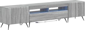 vidaXL 5 Τεμάχια LED Τηλεοπτικού Ντουλαπιού Γκρι Sonoma