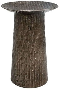 Κηροπήγιο 939-124-048 13x20cm Silver Μέταλλο