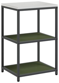 vidaXL Σετ Αποθήκευσης Κουζίνας 2 pcs Ελιά Πράσινη 120 x 50 x 92 εκ.