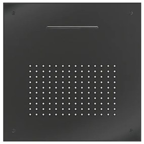 Almar Black Brushed PVD Κεφαλή εντοιχισμού οροφής 2 ροών