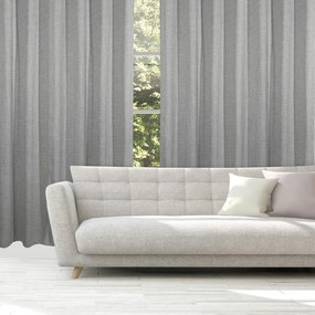 Κουρτίνα 2237 Με Τρουκς Light Grey Das Home 140X270cm Πολυέστερ