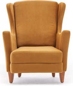 Πολυθρόνα Χρυσό LOLA 80x77x98