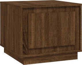 vidaXL Τραπεζάκι Σαλονιού Καφέ Δρυς 51x50x44 εκ. Επεξεργασμ. Ξύλο