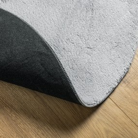 vidaXL Χαλί "HUARTE" Γκρι 100x200 εκ. Ωοειδές