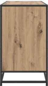 vidaXL Ντουλάπι με Συρτάρια 3-Συρτάρι Artisan δρυς 70 x 41 x 70 εκ