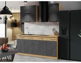 Ντουλάπι κουζίνας ROCK Γκρι 58 x 72 cm