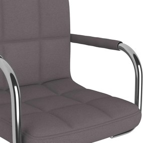 vidaXL Καρέκλα Τραπεζαρίας Χρώμα Taupe Υφασμάτινη
