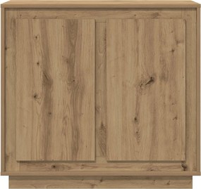 vidaXL Πλαϊνό γραφείο Artisan Oak 80 x 40 x 75 εκ. Επεξεργασμένο ξύλο
