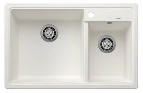 Blanco Legra 8 White SILGRANIT® PuraDur® Γρανιτένιος Ένθετος Νεροχύτης 78x50cm