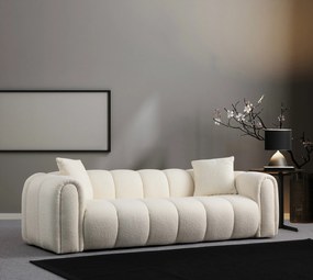 3-Seat Sofa Puffy 3 - White White