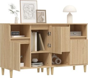 vidaXL Ντουλάπια 2 τεμ. Sonoma Δρυς 60x35x70 εκ. Επεξεργασμένο Ξύλο