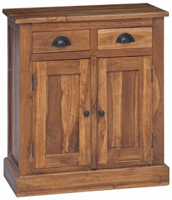 vidaXL Ντουλάπι αποθήκευσης Φυσικό 65 x 30 x 75 cm Στερεό Ξύλο Τίκ