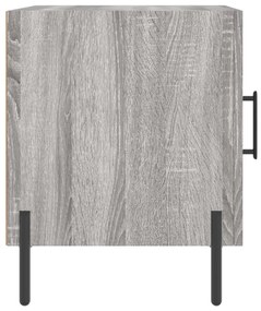vidaXL Κομοδίνα 2 τεμ. Γκρι Sonoma 40 x 40 x 50 εκ. από Επεξεργ. Ξύλο