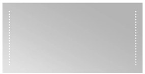 vidaXL Καθρέφτης Μπάνιου με LED 40x80 εκ.