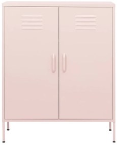 vidaXL Ντουλάπι Αποθήκευσης Ροζ 80 x 35 x 101,5 εκ. Ατσάλινο